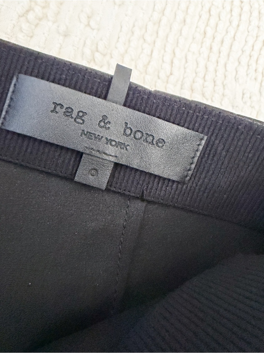 Rag & Bone Simone leather pants Straight Size 0 - Picture 3 of 5